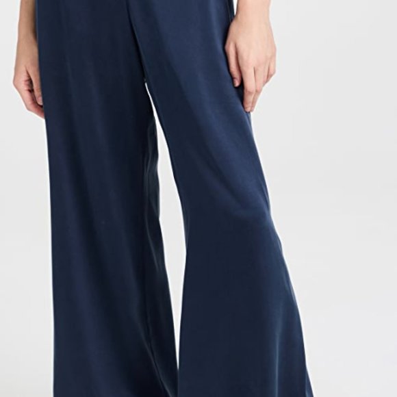 NWOT LUNYA Black Washable 100% Silk Lounge Pants - Picture 2 of 2